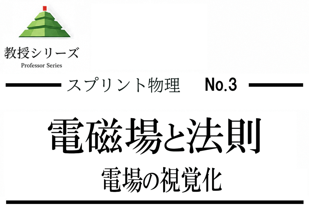 スプリント物理 No.3 電磁気を”場”で見る ── ガウスの法則で対称性から一瞬で解く